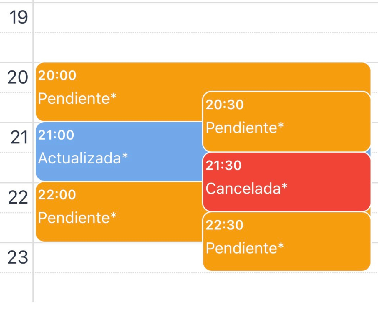 Calendario Único: